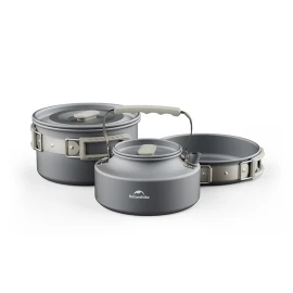 Набор посуды Naturehike CNK2450CF010,  (кастрюля, сковорода, чайник)