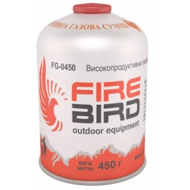 Газовий балон Fire Bird різьбовий 450 г