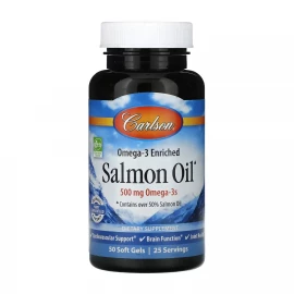 Жир лосося Carlson Laboratories Salmon Oil - 50 softgels