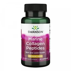Колагенові пептиди Swanson Type I Hydrolyzed Marine Collagen Peptides 400 mg - 60 caps
