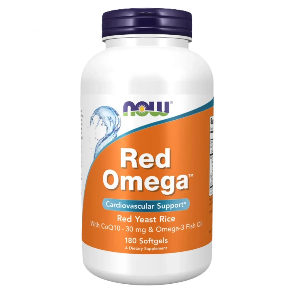 Комплекс для поддержки сердечно-сосудистой системы Now Foods Red Omega - 180 sgels