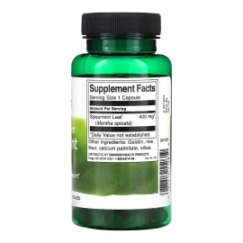 Листя м'яти Swanson Full Spectrum Spearmint Leaf 400 mg - 60 caps