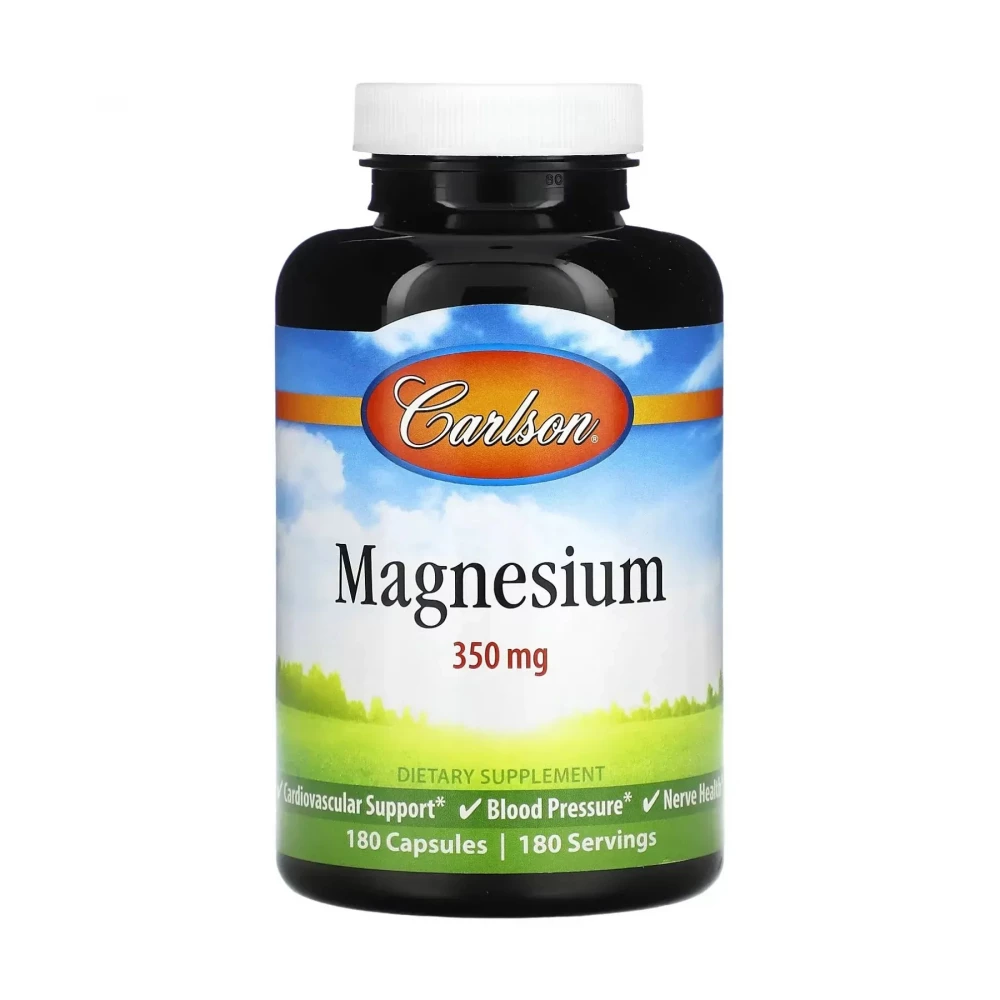 Магній Carlson Laboratories Magnesium 350 mg - 180 caps