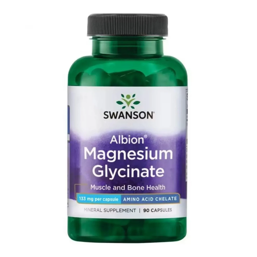 Магний глицинат Swanson Chelated Magnesium 133 mg - 90 Caps