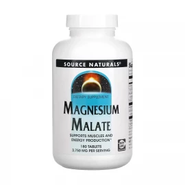 Магній малат Source Naturals Magnesium Malate 1250 mg - 180 tabs