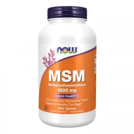 Метилсульфонілметан Now Foods M.S.M 1500 mg - 200 tabs