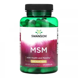 Метилсульфонілметан Swanson MSM 1000 mg - 120 caps