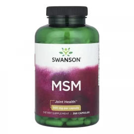 Метилсульфонілметан Swanson MSM 500 mg - 250 caps