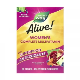 Мультивітаміни Natures Way Alive!® Women's Complete Multivitamin - 50 tabs