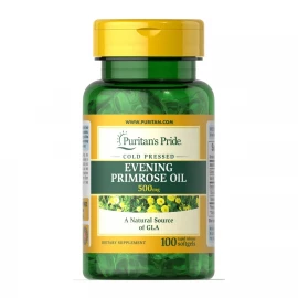 Масло вечерней примулы Puritans Pride Evening Primrose Oil 500 mg with GLA - 100 Softgels