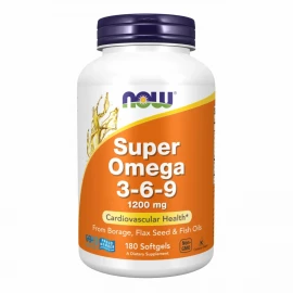 Омега 3-6-9 Now Foods Super Omega 3-6-9 1200 mg - 180 sgels