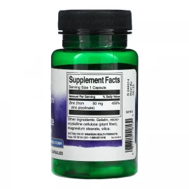 Піколінат цинку Swanson Extra Strength Zinc Picolinate Body Preferred Form 50 mg - 60 caps