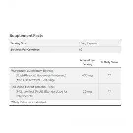 Ресвератрол Now Foods Resveratrol 200 mg - 60 vcaps