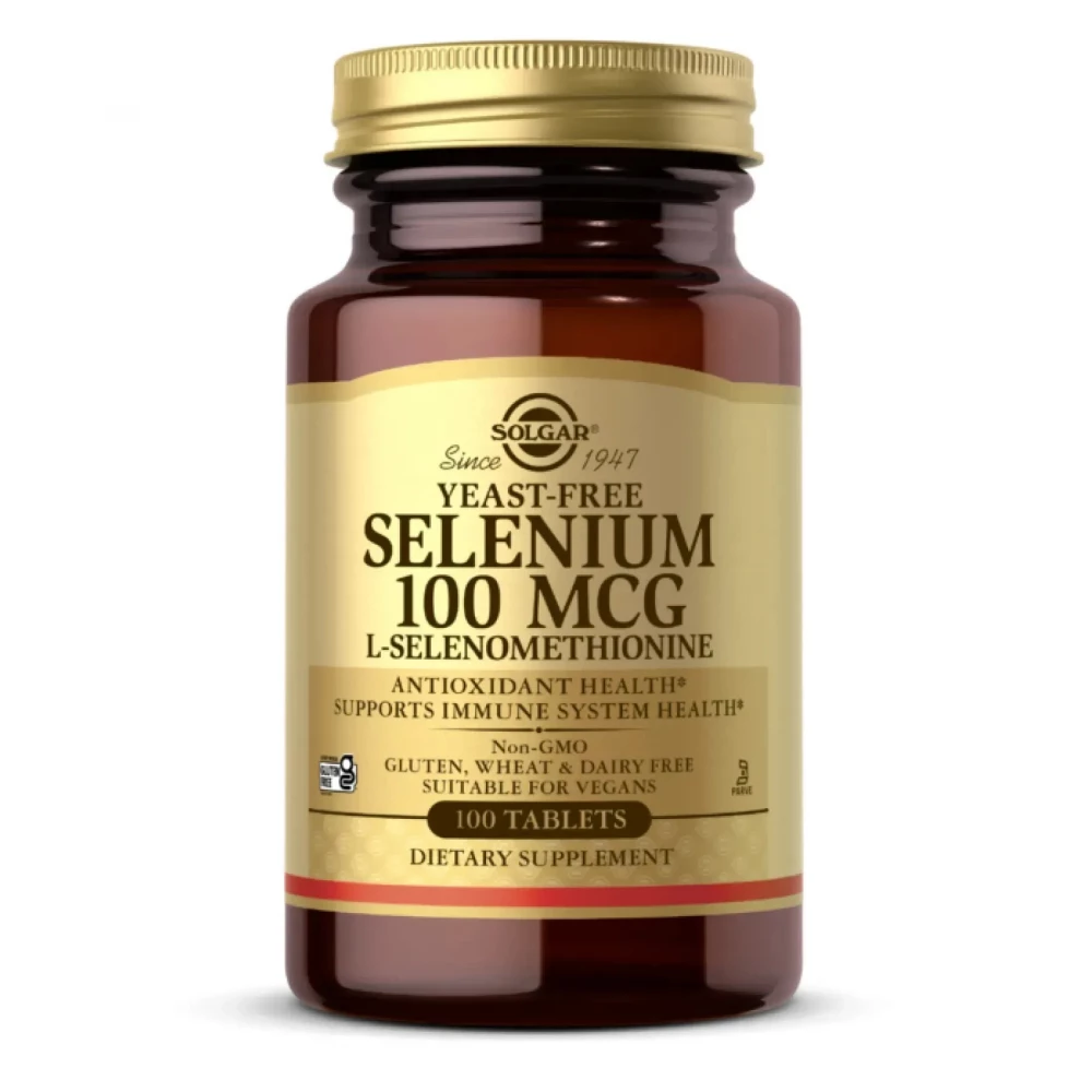 Селен Solgar Selenium Yeast-Free 100 mcg - 100 tabs