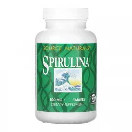 Спіруліна Source Naturals Spirulina 500 mg - 100 tabs