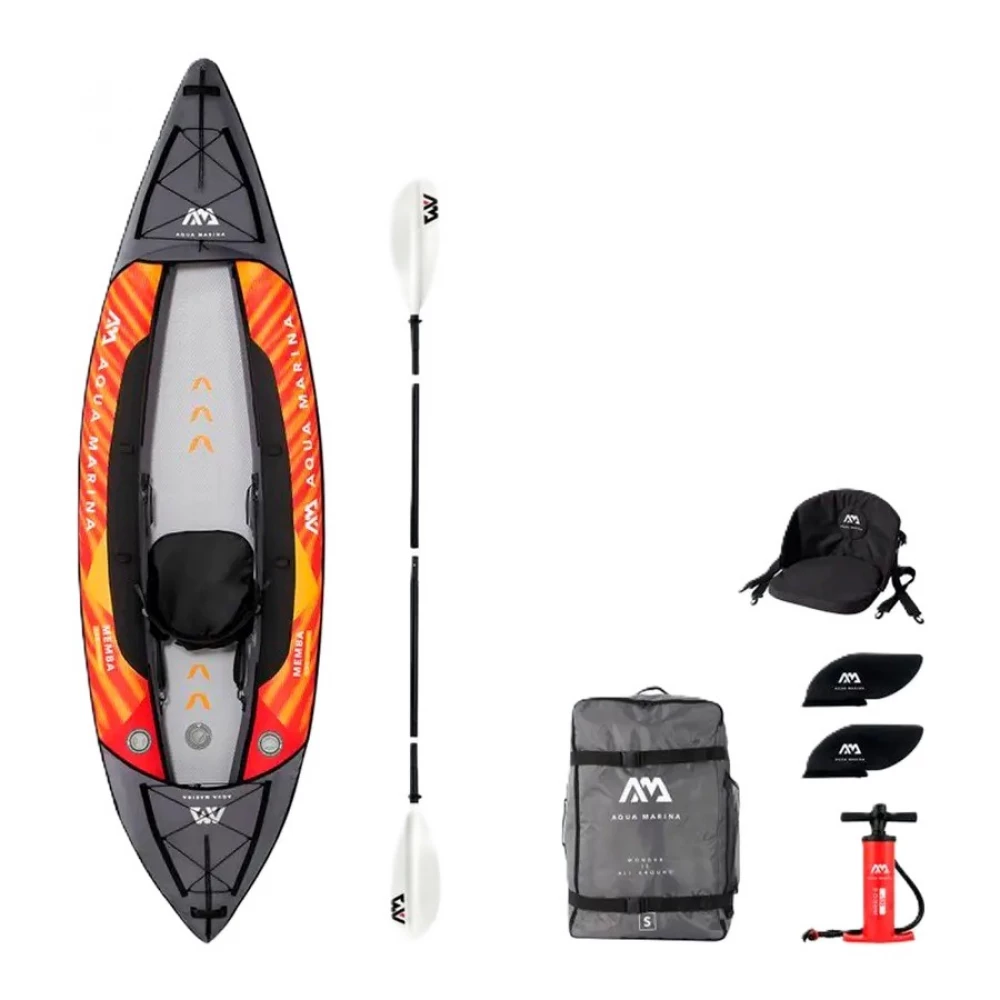 Каяк Aqua Marina Memba-330 Touring Kayak 1-person DWF Deck Kayak paddle included