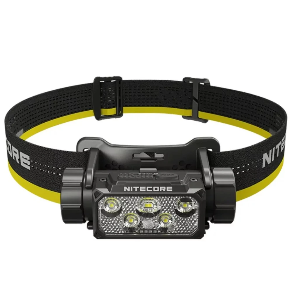 Фонарь налобный Nitecore HC70 UHE (6xNiteLab UHE LED, 1600 люмен, 10 режимів, 1x21700, USB-C)