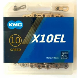Ланцюг KMC X10EL Ti-N 10 швидкостей 114 ланок + замок