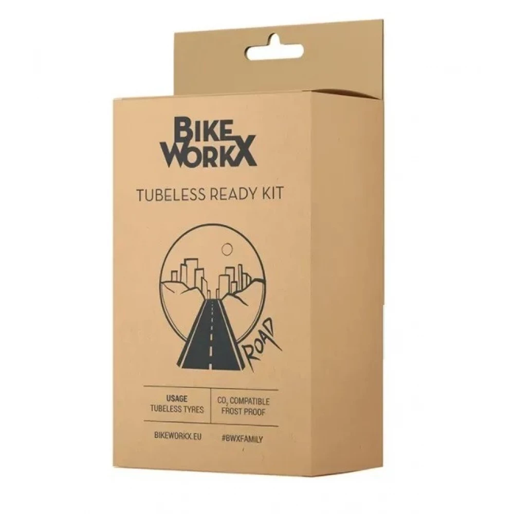 Набір для встановлення безкамерки BikeWorkX Tubeless Ready Kit Gravel/Road