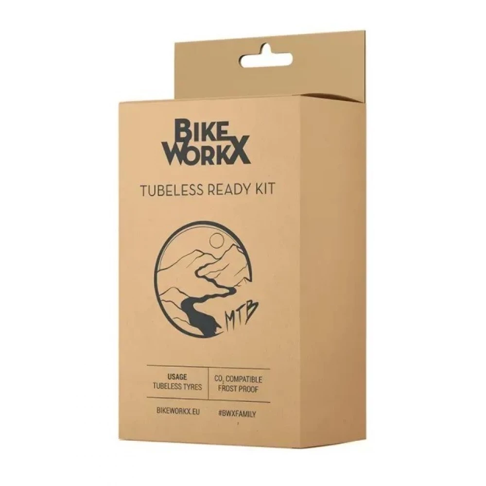 Набір для встановлення безкамерки BikeWorkX Tubeless Ready Kit MTB