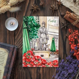 Открытка Three Bananas “Фонтан Діана”