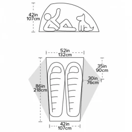 Палатка Big Agnes Crag Lake SL2