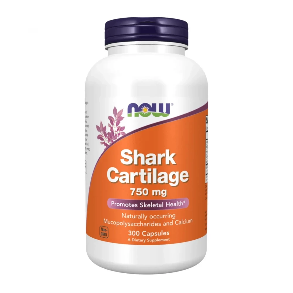 Акулячий хрящ Now Foods Shark Cartilage 750 mg - 300 caps