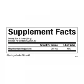 Бісгліцинат магнію Natural Factors Magnesium Bisglycinate 200 mg - 145 g
