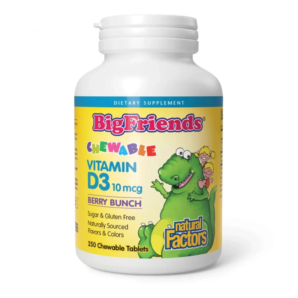 Вітаміни Natural Factors Vitamin D3 10 mcg (400 IU) - 250 tabs