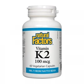 Вітаміни Natural Factors Vitamin K2 100 mcg - 60 vcaps
