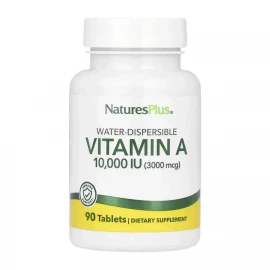 Вітаміни Nature's Plus VIT A 10,000 IU Water-Dispersible - 90 tabs