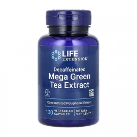 Екстракт зеленого чаю Life Extension Decaffeinated Mega Green Tea Extract - 100 vcaps