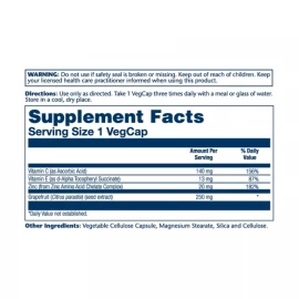 Екстракт насіння грейпфрута Solaray Grapefruit Seed Extract 250 mg - 60 vcaps