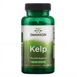 Йод Swanson Kelp Iodine Source 225 mcg - 250 Tabs Per Bottle
