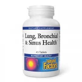 Комплекс для здоров'я дихальних шляхів Natural Factors Lung, Bronchial & Sinus Health - 45 tabs
