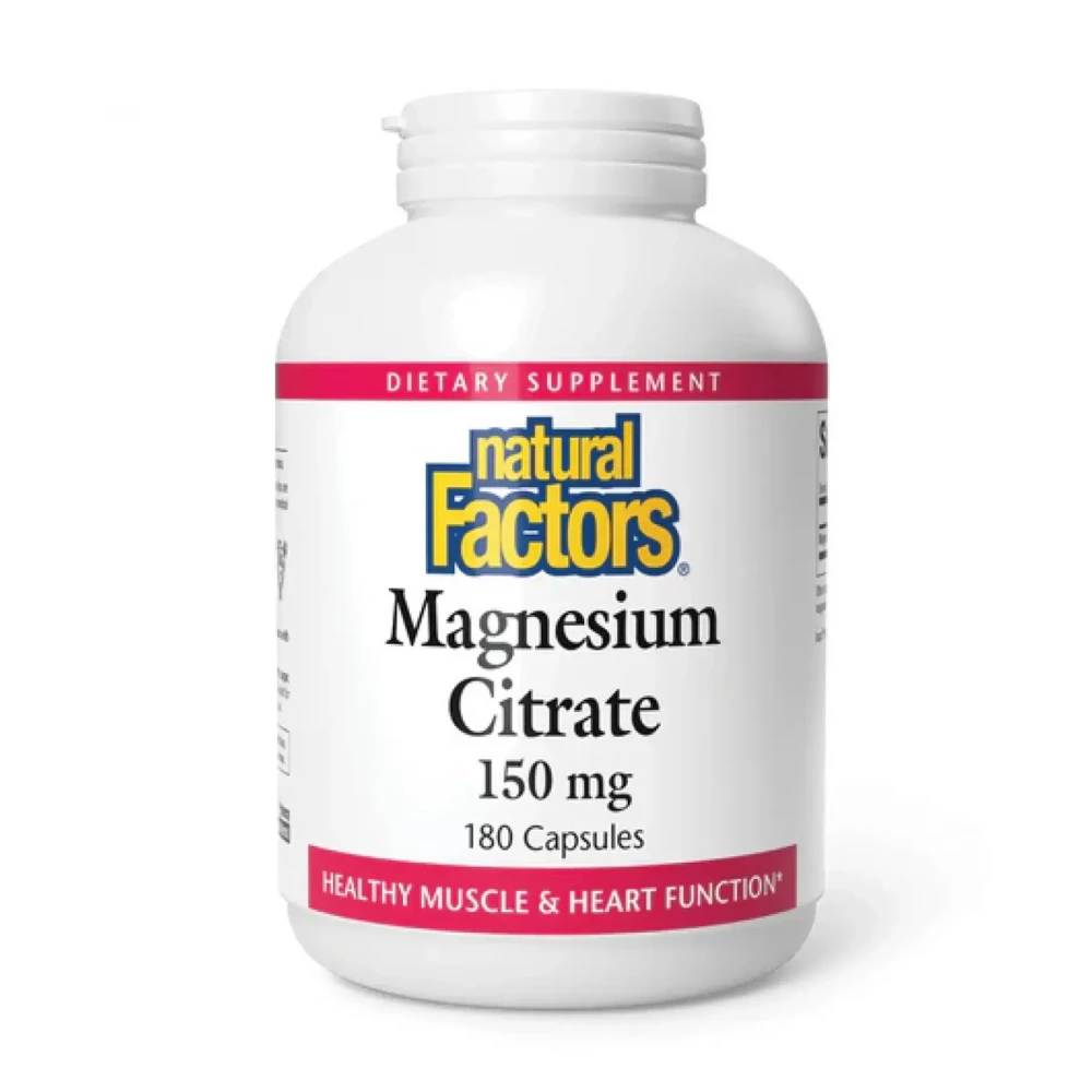 Магний цитрат Natural Factors Magnesium Citrate 150 mg - 180 caps