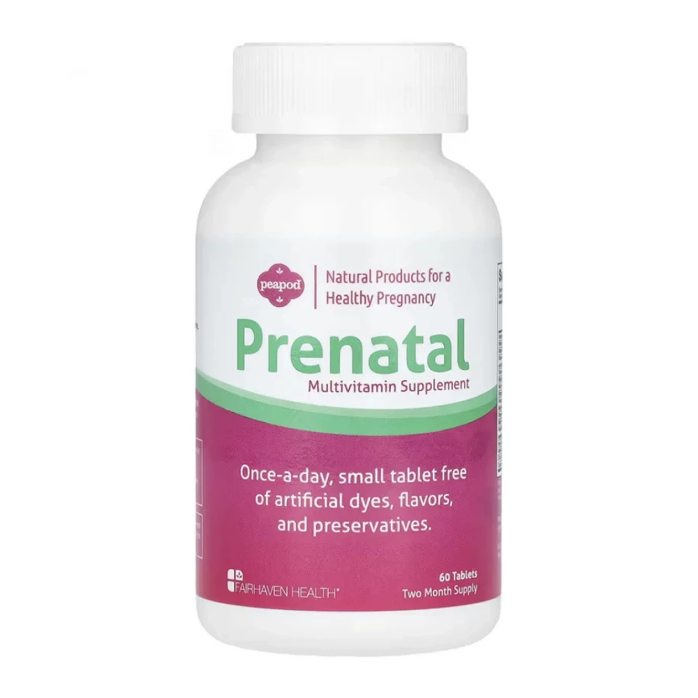 Мультивітаміни для вагітних Fairhaven Health PeaPod Prenatal - 60 tabs