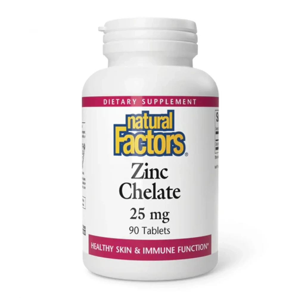Цитрат цинку Natural Factors Zinc Chelate 25 mg - 90 tabs