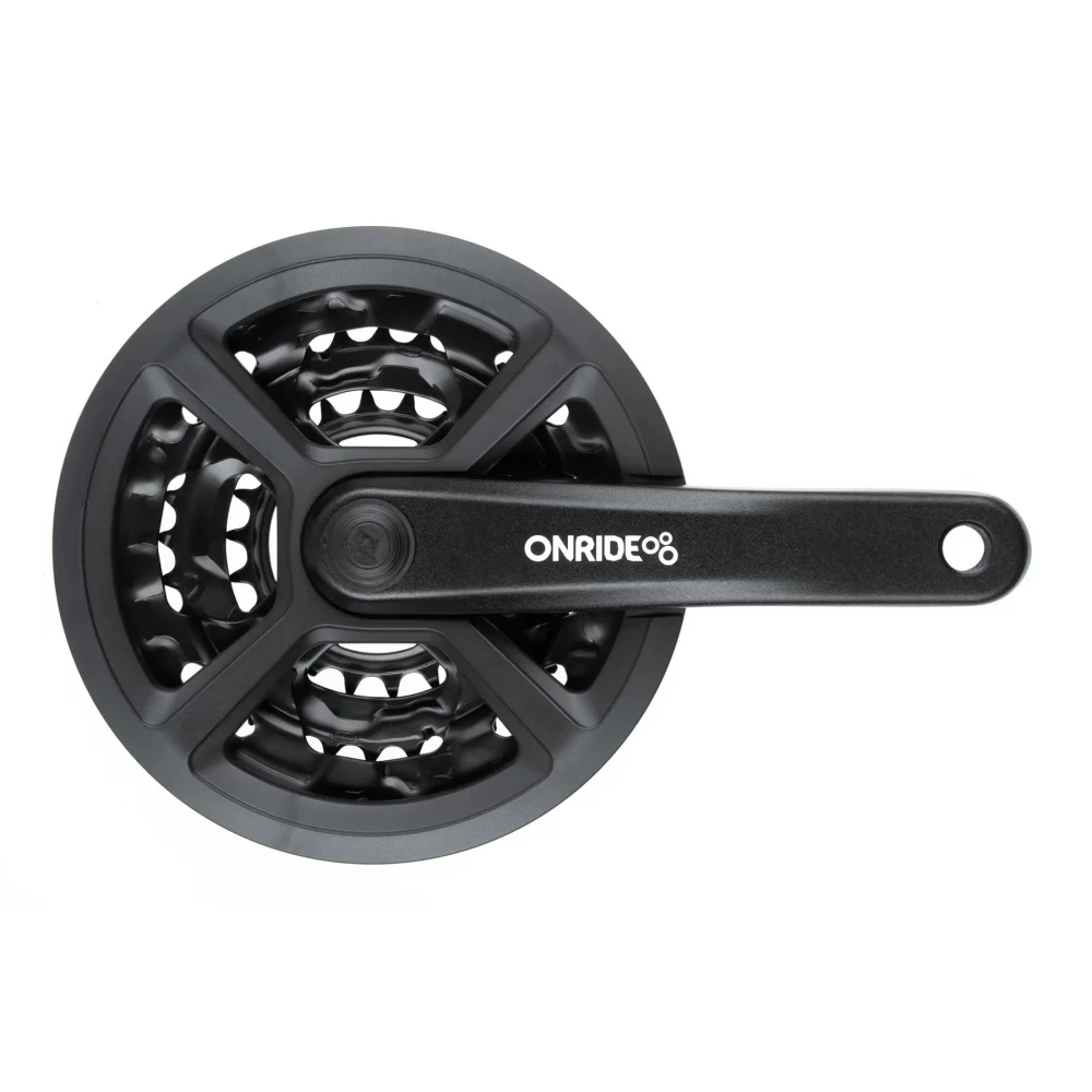 Шатуни Onride Trio 810P, під квадрат, 170 мм, 22-32-42T, на 8/7/6 шв