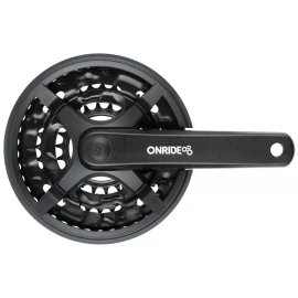 Шатуни Onride Trio 830P, під квадрат, 170 мм, 22-32-42T, на 8/7/6 шв
