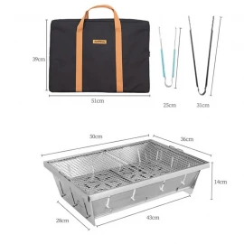 Гриль портативный Naturehike Picnic BBQ Grill NH20CJ006, L