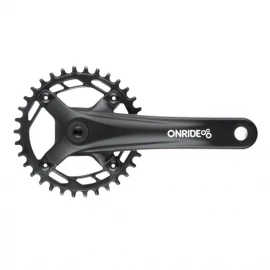 Шатуны Onride Solo 1110, под квадрат, 175 мм, 34Т, BCD 104 мм, на 11/10/9 ск.