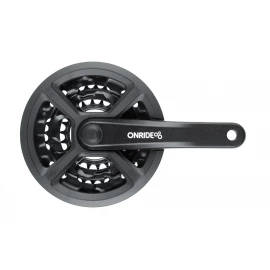 Шатуни Onride Trio 810P, під квадрат, 175мм, 22-32-42T, на 8/7/6 шв.