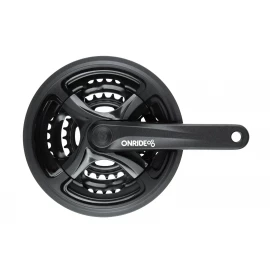 Шатуни Onride Trio 840P, під квадрат, 170мм, 28-38-48T, на 8/7/6 шв. (конверт)