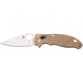 Ніж Spyderco Manix 2 Brown Canvas Micarta