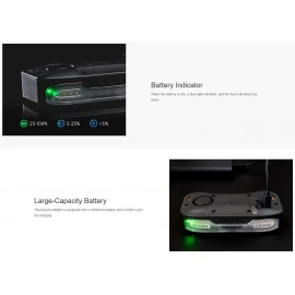 Мигалка задня Ravemen NT101 (160 lm, 2200 mAh) з бездротовою кнопкою та сигналізацією