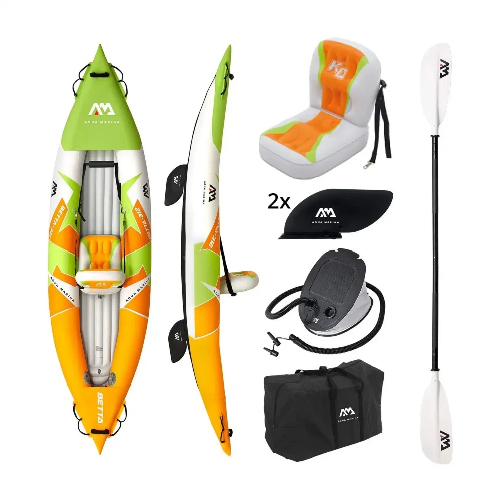 Каяк Aqua Marina Betta - Leisure Kayak 1-person, Inflatable deck, Paddle included