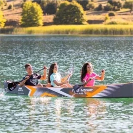 Каяк Aqua Marina Tomahawk 2/3-person DWF High-end canoe, High-back seats, Double action pump,Zip back