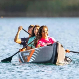 Каяк Aqua Marina Tomahawk 2/3-person DWF High-end canoe, High-back seats, Double action pump,Zip back