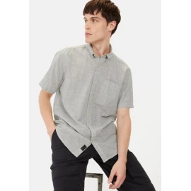 Рубашка Camel Active Short-Sleeved Shirt with a Textured Pattern